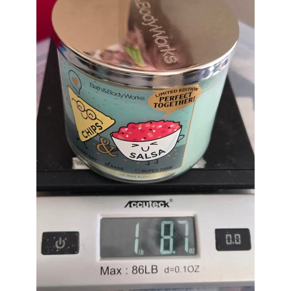 Bath & Body Works Chips & Salsa 3 Wick Candle Limited Edition Perfect Together